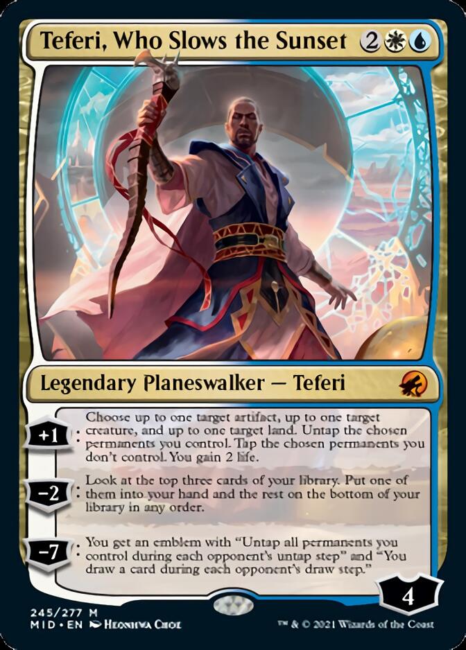 Teferi, Who Slows the Sunset [Innistrad: Midnight Hunt] | Good Games Modbury