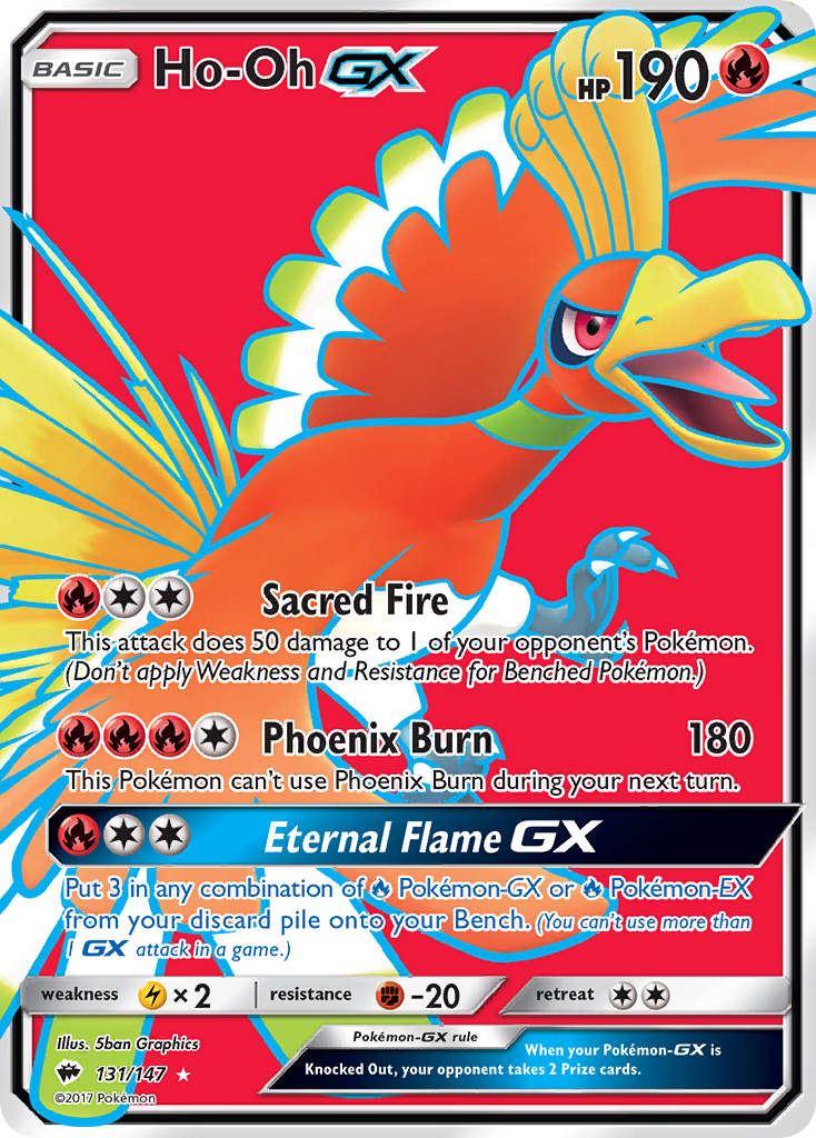 Ho-Oh GX (131/147) [Sun & Moon: Burning Shadows] | Good Games Modbury