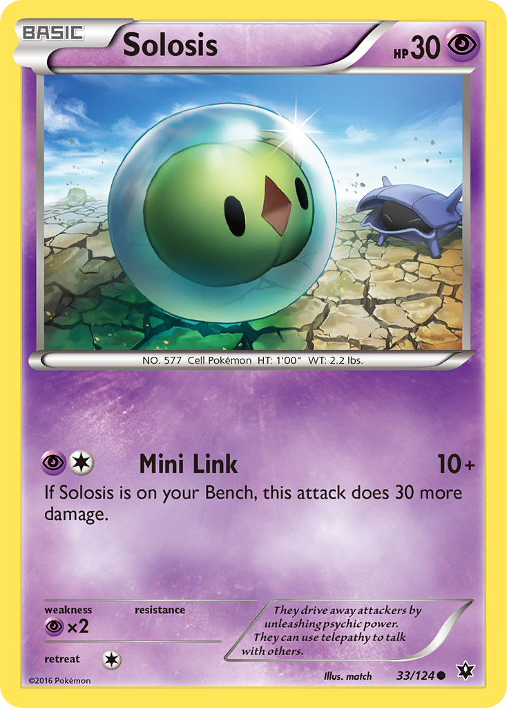 Solosis (33/124) [XY: Fates Collide] | Good Games Modbury