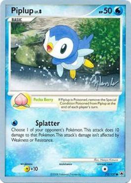 Piplup LV.8 (72/100) (Empotech - Dylan Lefavour) [World Championships 2008] | Good Games Modbury