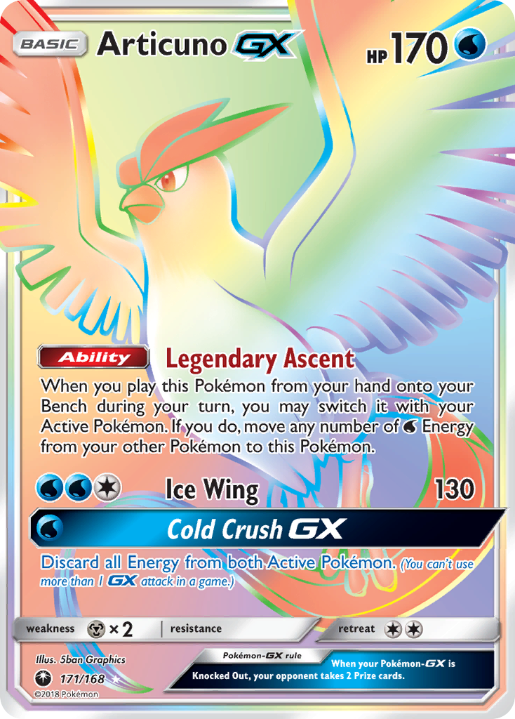 Articuno GX (171/168) [Sun & Moon: Celestial Storm] | Good Games Modbury