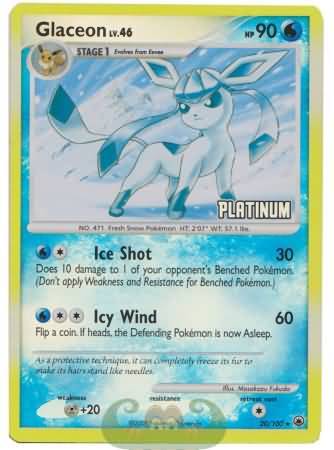 Glaceon (20/100) [Burger King Promos: 2009 Collection] | Good Games Modbury