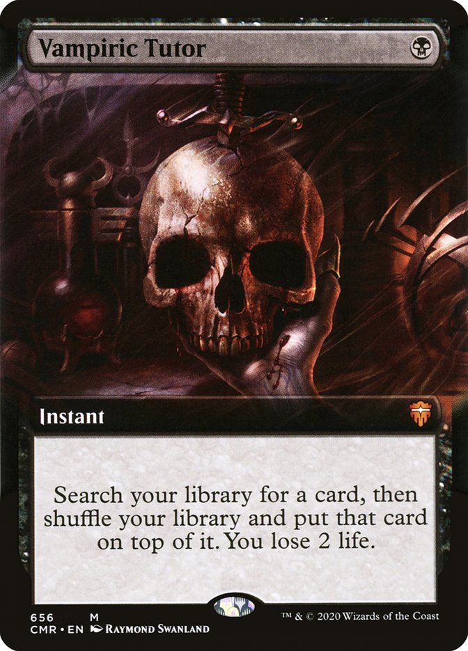 Vampiric Tutor (Extended Art) [Commander Legends] | Good Games Modbury