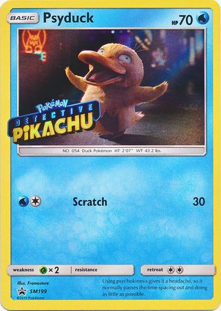 Psyduck Detective (SM199) (Pikachu Stamped) [Sun & Moon: Black Star Promos] | Good Games Modbury