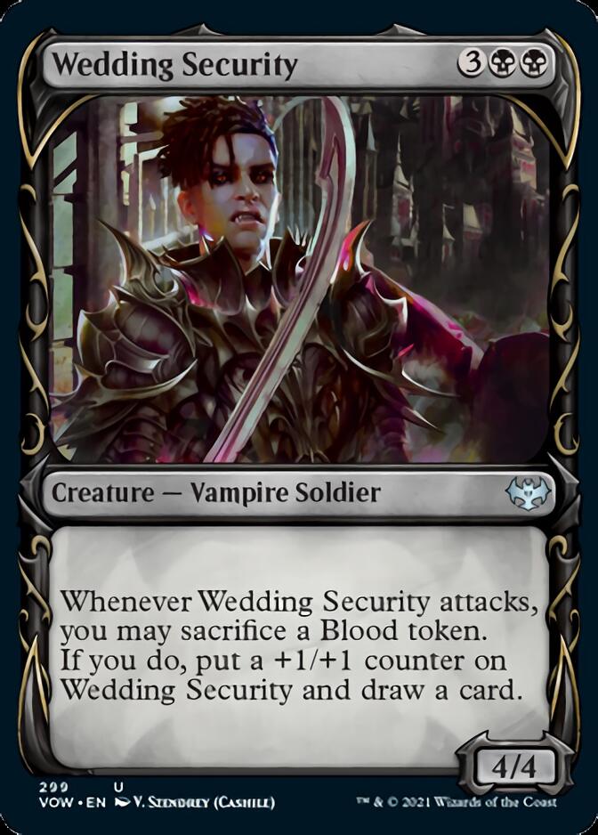 Wedding Security (Showcase Fang Frame) [Innistrad: Crimson Vow] | Good Games Modbury