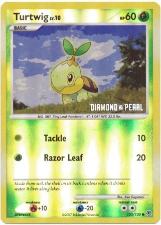 Turtwig (103/130) [Burger King Promos: 2008 Collection] | Good Games Modbury