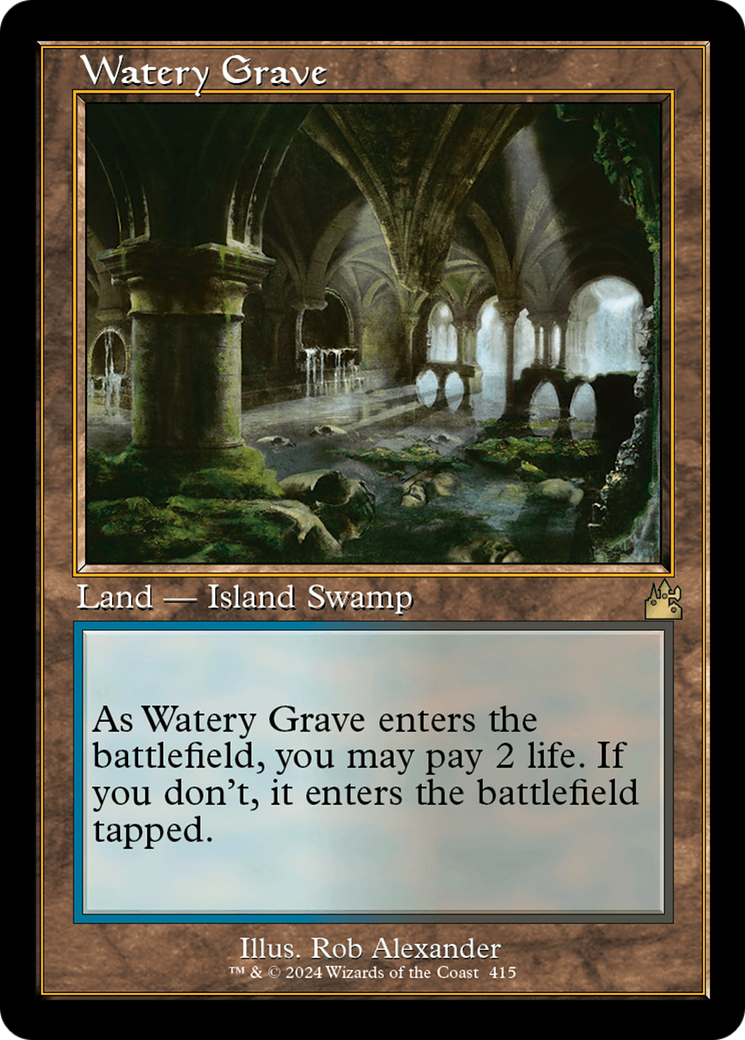 Watery Grave (Retro) [Ravnica Remastered] | Good Games Modbury