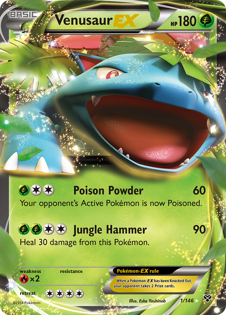 Venusaur EX (1/146) [XY: Base Set] | Good Games Modbury