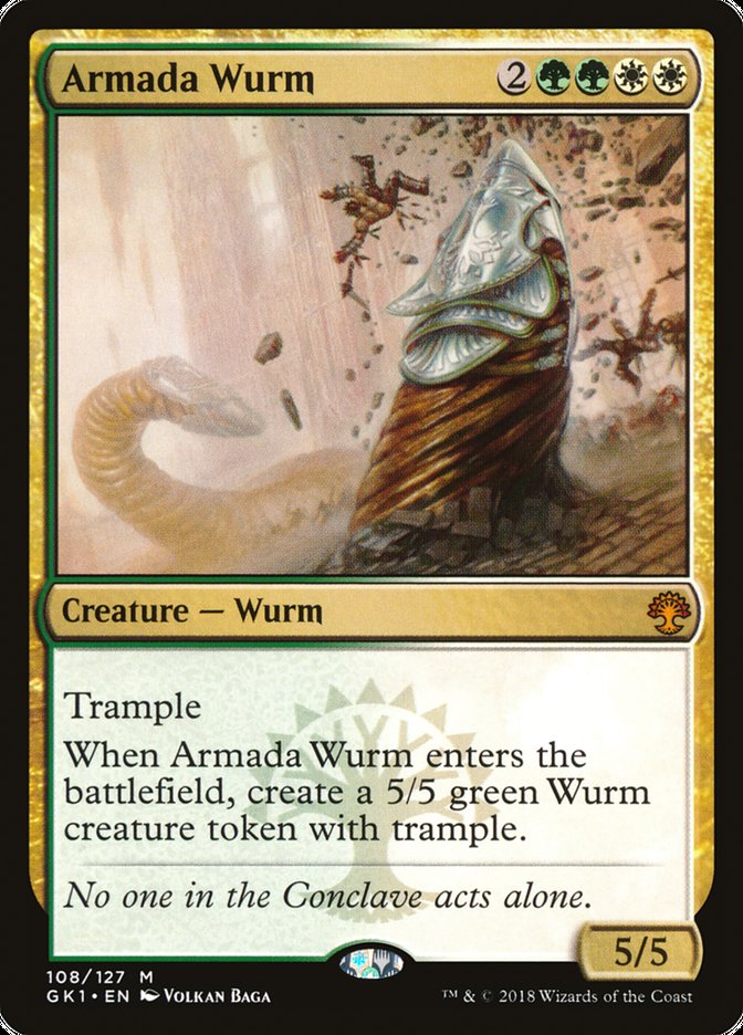 Armada Wurm [Guilds of Ravnica Guild Kit] | Good Games Modbury