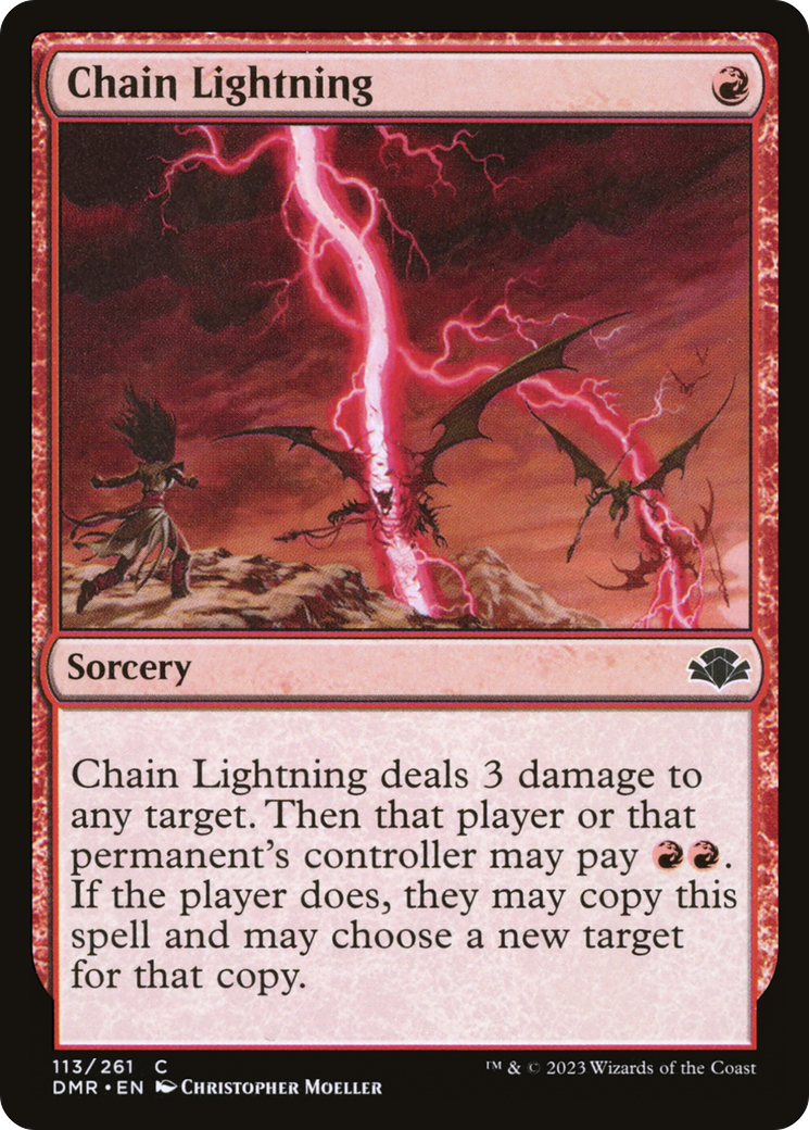 Chain Lightning [Dominaria Remastered] | Good Games Modbury