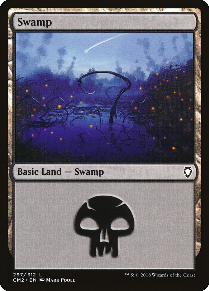 Swamp (297) [Commander Anthology Volume II] | Good Games Modbury