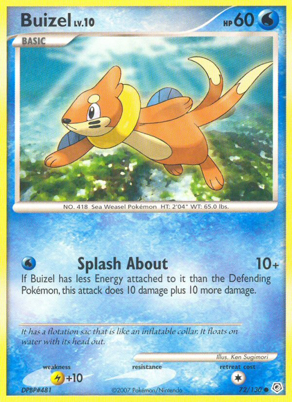 Buizel (72/130) [Diamond & Pearl: Base Set] | Good Games Modbury