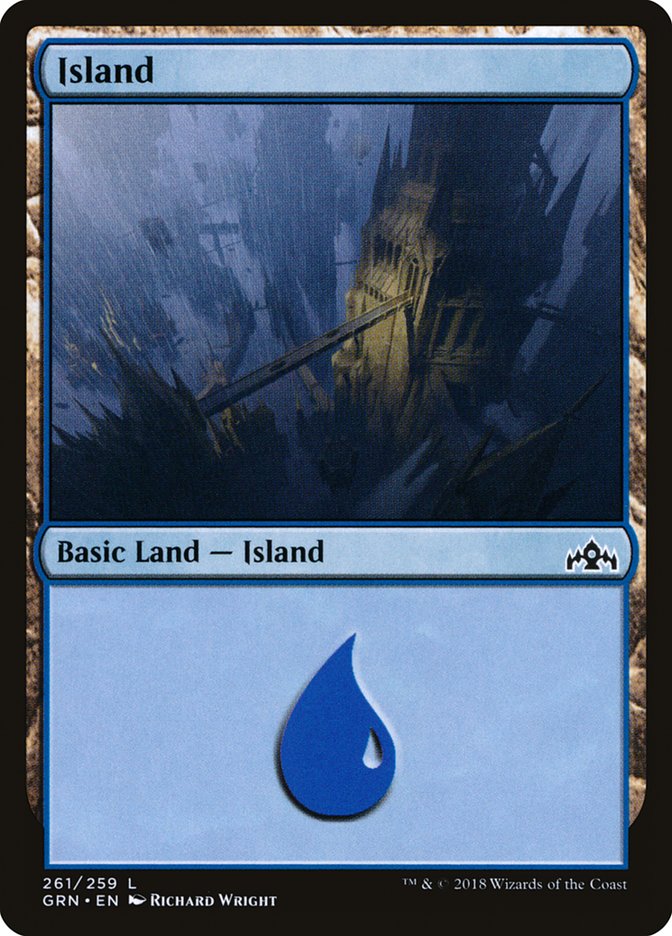 Island (261) [Guilds of Ravnica] | Good Games Modbury