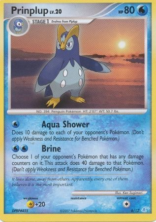 Prinplup (6/12) [Diamond & Pearl: Trainer Kit - Manaphy] | Good Games Modbury
