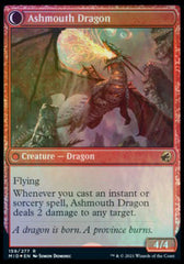 Smoldering Egg // Ashmouth Dragon [Innistrad: Midnight Hunt Prerelease Promos] | Good Games Modbury