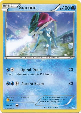 Suicune (14/30) [XY: Trainer Kit 3 - Suicune] | Good Games Modbury