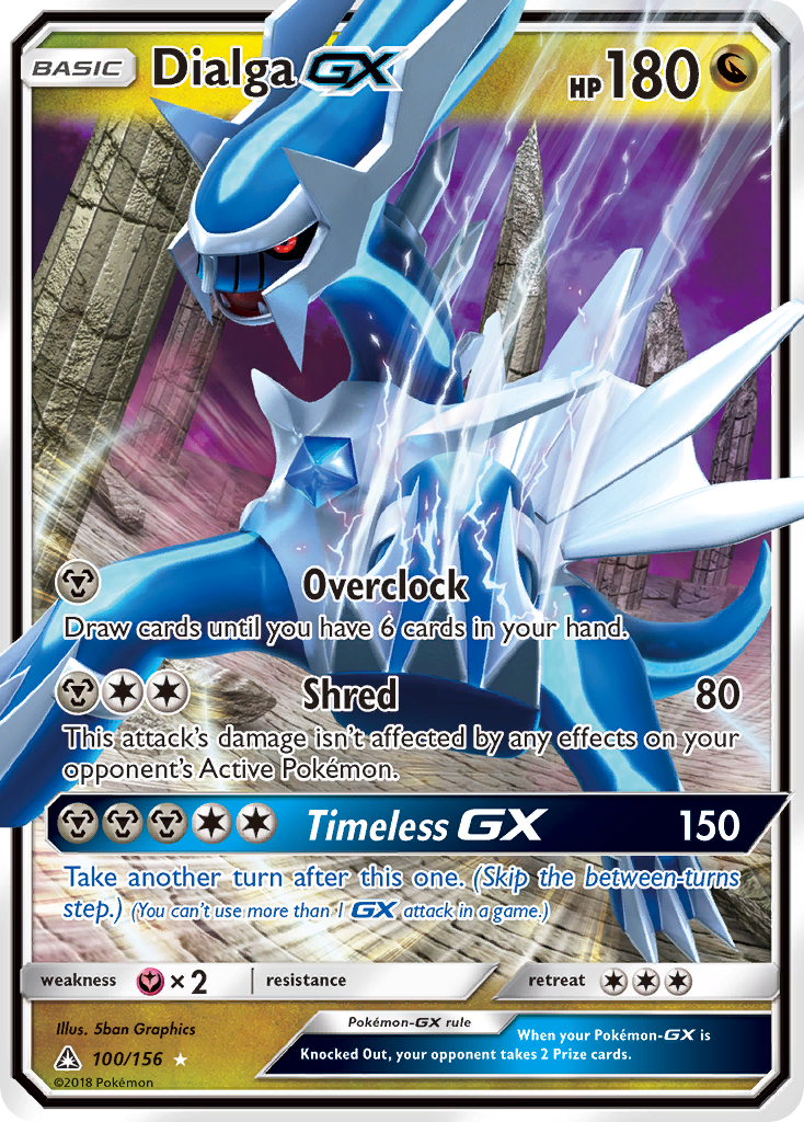 Dialga GX (100/156) [Sun & Moon: Ultra Prism] | Good Games Modbury