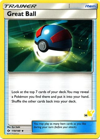 Great Ball (119/149) (Pikachu Stamp #38) [Battle Academy 2020] | Good Games Modbury