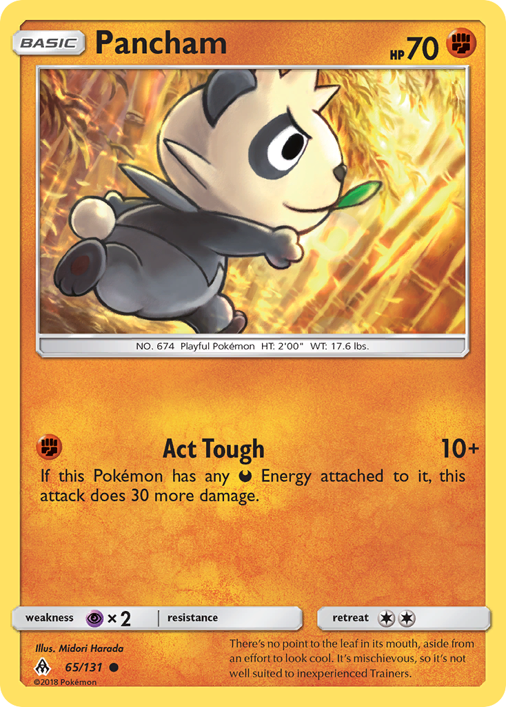 Pancham (65/131) [Sun & Moon: Forbidden Light] | Good Games Modbury