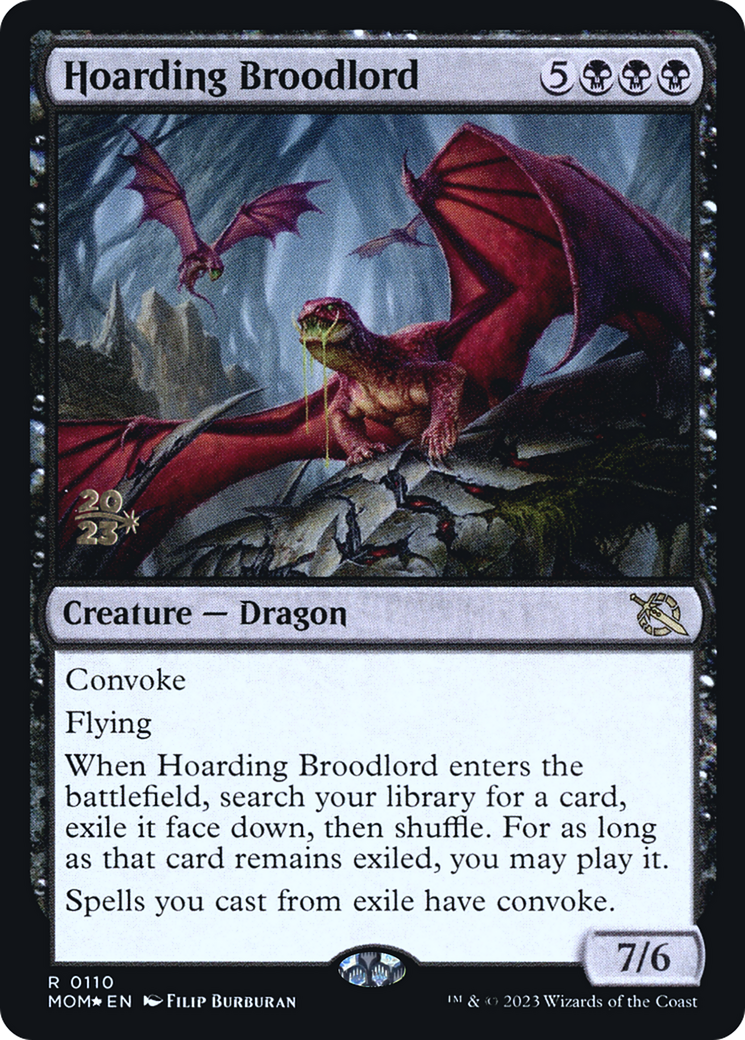 Hoarding Broodlord [March of the Machine Prerelease Promos] | Good Games Modbury