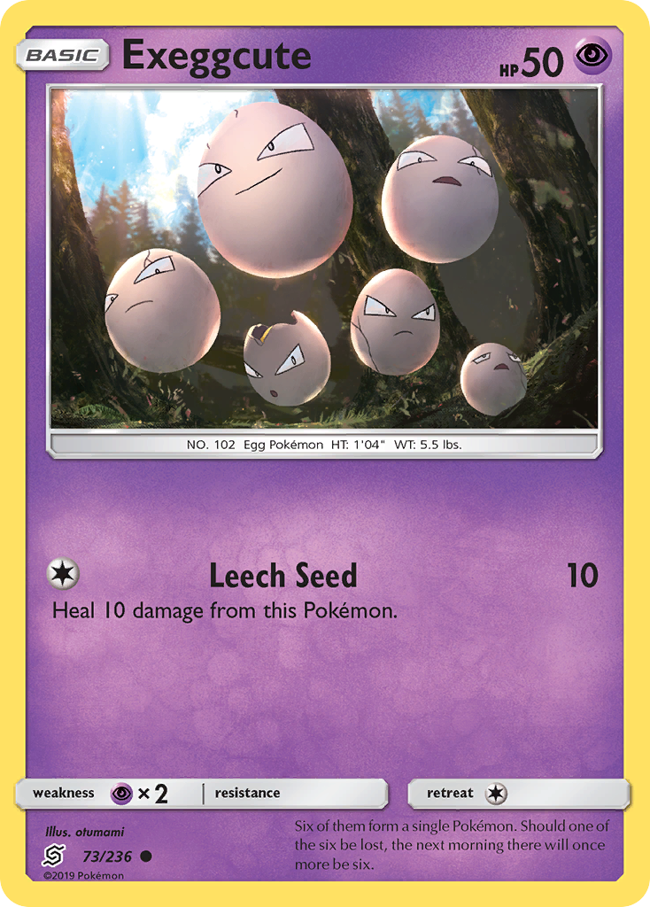 Exeggcute (73/236) [Sun & Moon: Unified Minds] | Good Games Modbury