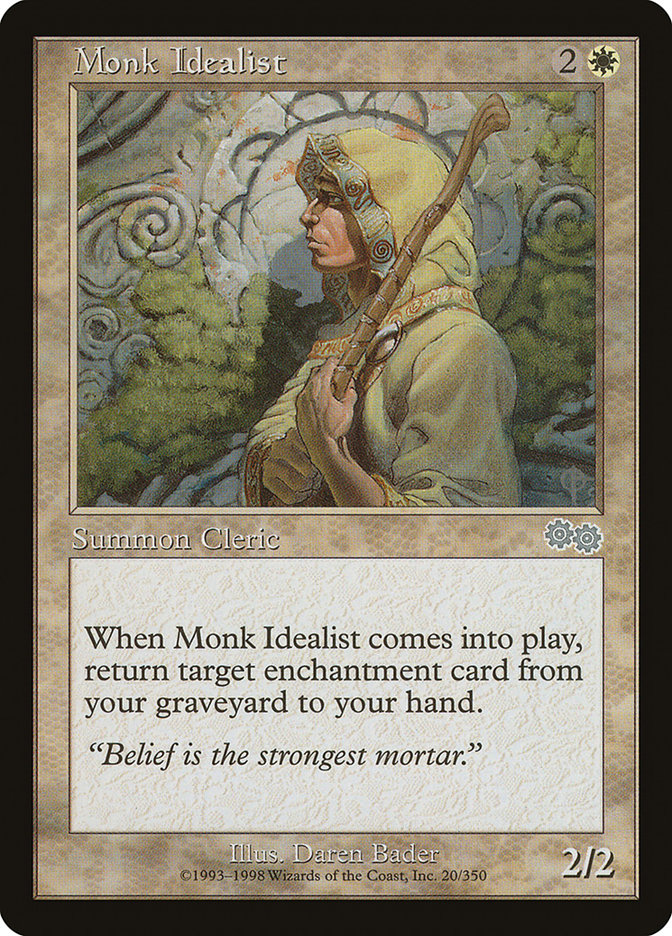 Monk Idealist [Urza's Saga] | Good Games Modbury