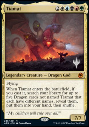 Tiamat (Promo Pack) [Dungeons & Dragons: Adventures in the Forgotten Realms Promos] | Good Games Modbury