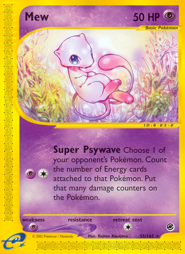 Mew (55/165) [Expedition: Base Set] | Good Games Modbury
