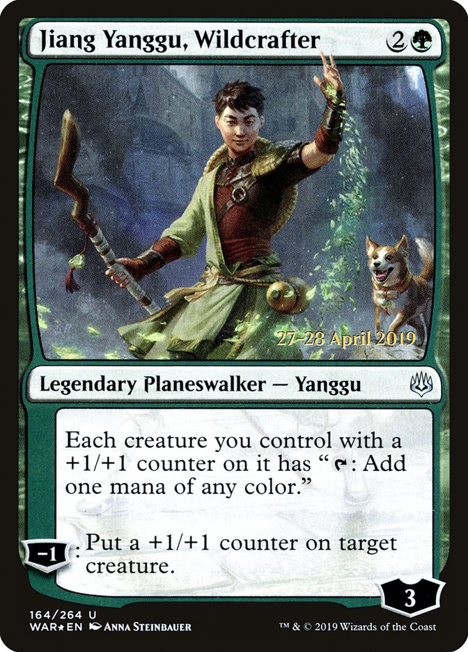 Jiang Yanggu, Wildcrafter [War of the Spark Prerelease Promos] | Good Games Modbury