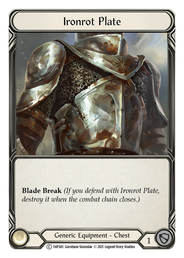 Ironrot Plate [1HP343] (History Pack 1) | Good Games Modbury