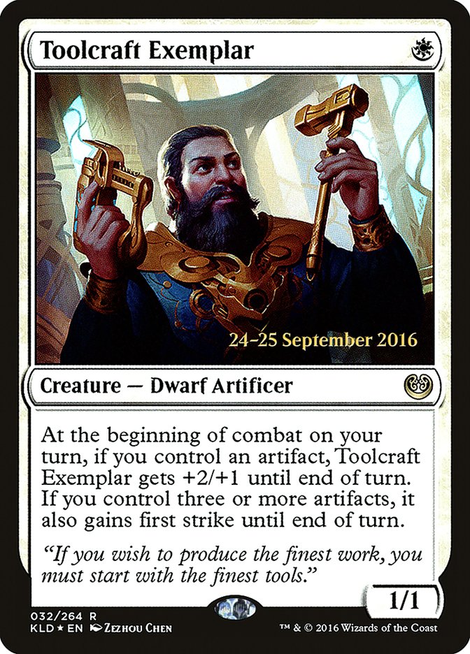 Toolcraft Exemplar [Kaladesh Prerelease Promos] | Good Games Modbury