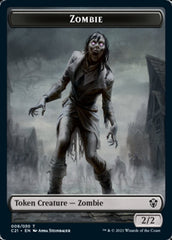 Zombie // Spirit Double-Sided Token [Commander 2021 Tokens] | Good Games Modbury