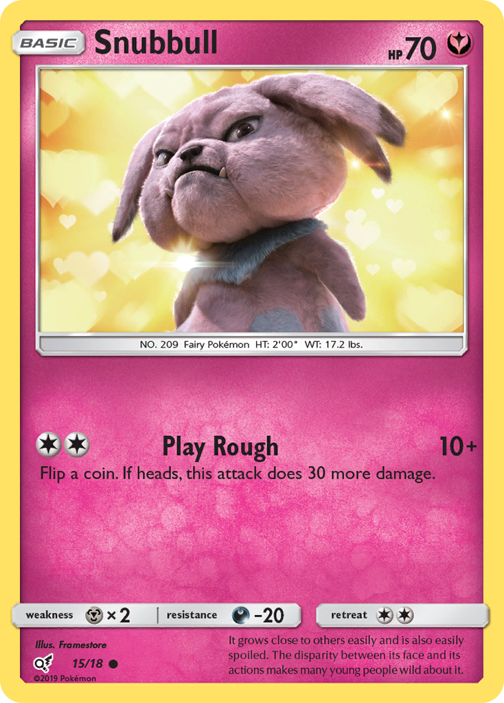 Snubbull (15/18) [Sun & Moon: Detective Pikachu] | Good Games Modbury