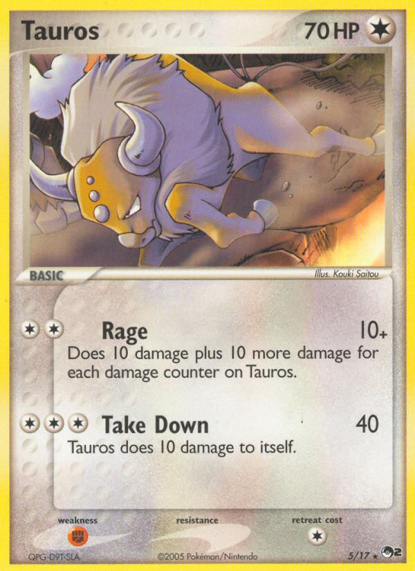 Tauros (5/17) [POP Series 2] | Good Games Modbury
