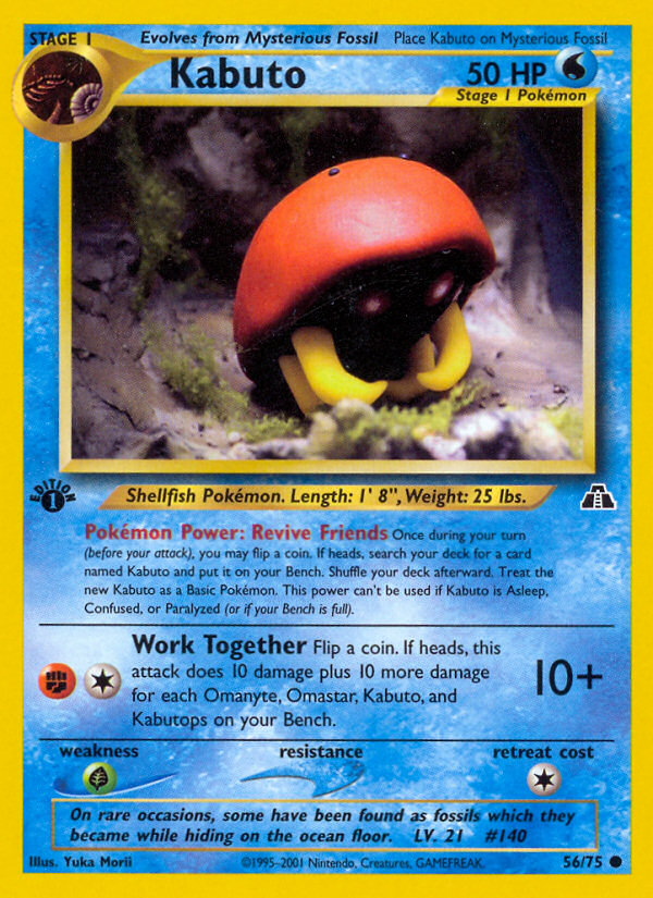 Kabuto (56/75) [Neo Discovery 1st Edition] | Good Games Modbury