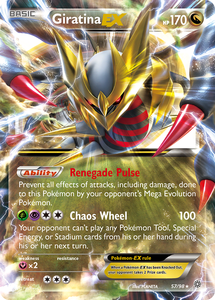 Giratina EX (57/98) [XY: Ancient Origins] | Good Games Modbury