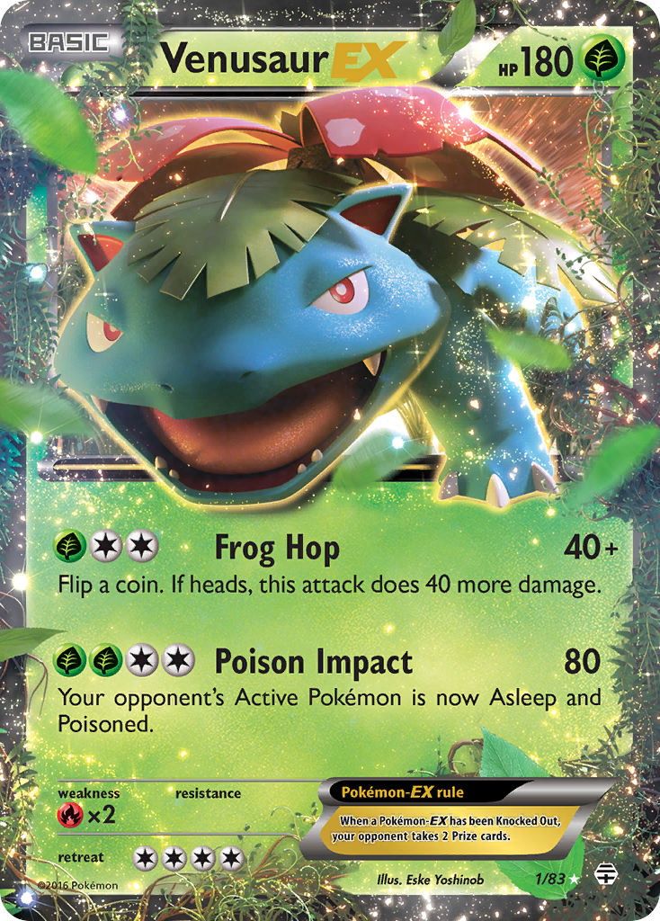 Venusaur EX (1/83) [XY: Generations] | Good Games Modbury