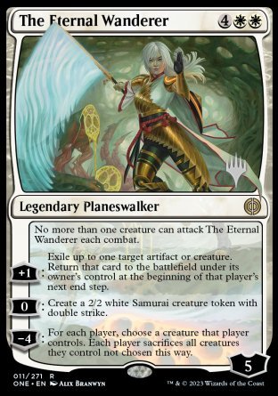 The Eternal Wanderer (Promo Pack) [Phyrexia: All Will Be One Promos] | Good Games Modbury