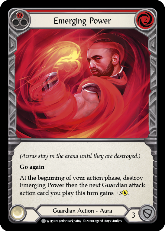 Emerging Power (Red) [U-WTR069] (Welcome to Rathe Unlimited)  Unlimited Rainbow Foil | Good Games Modbury