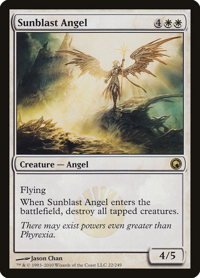 Sunblast Angel [Scars of Mirrodin] | Good Games Modbury