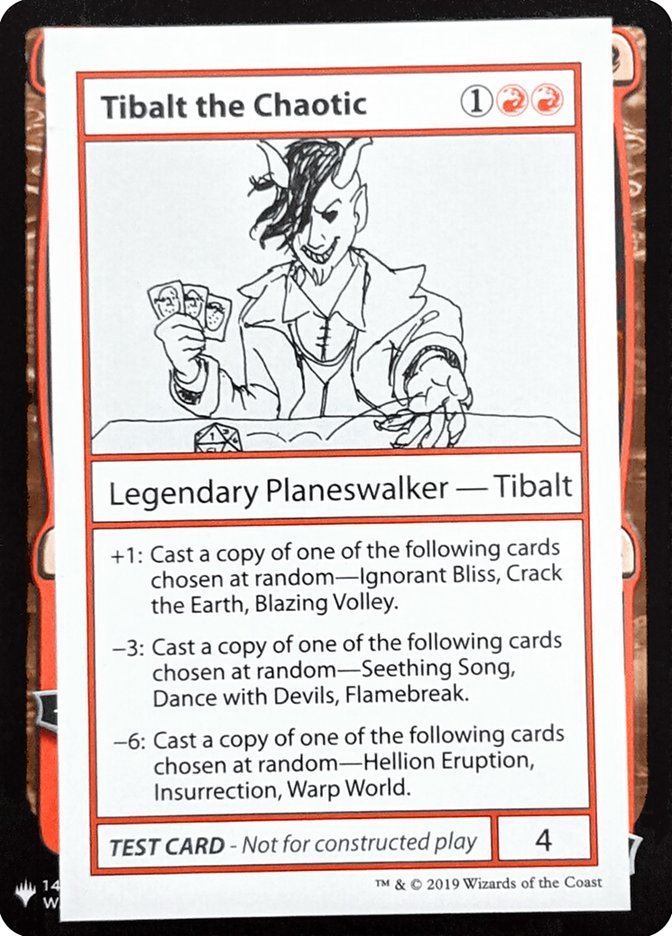 Tibalt the Chaotic [Mystery Booster Playtest Cards] | Good Games Modbury