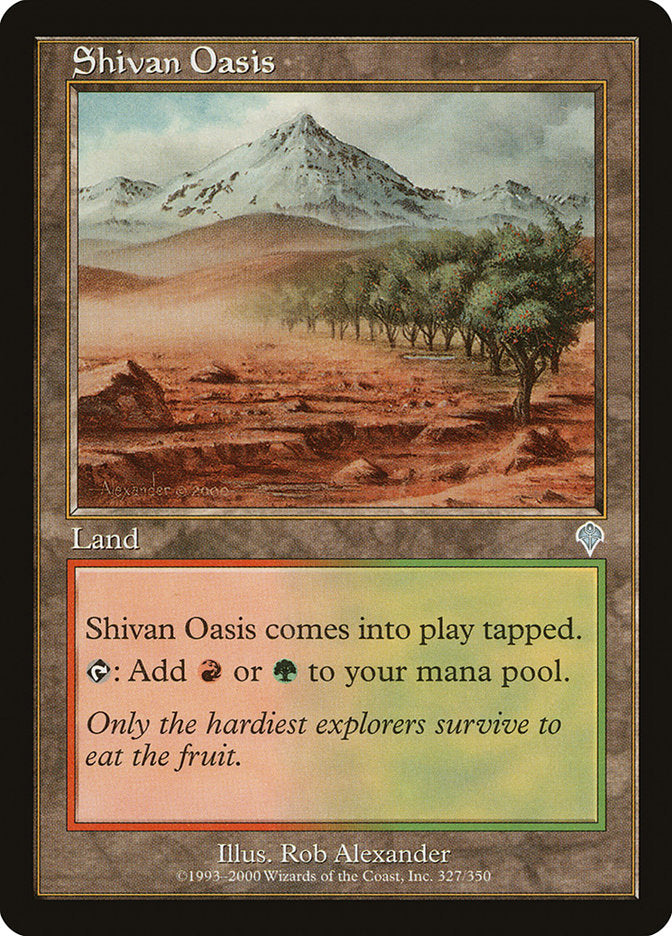 Shivan Oasis [Invasion] | Good Games Modbury