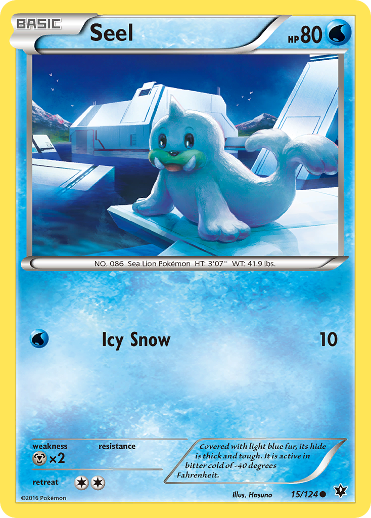 Seel (15/124) [XY: Fates Collide] | Good Games Modbury