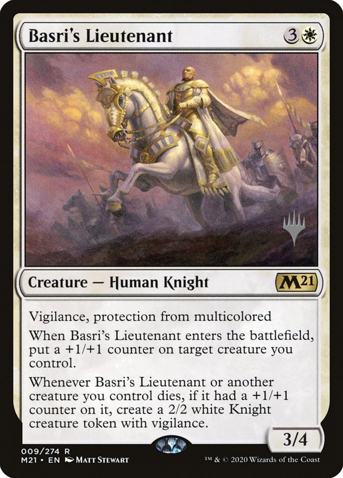 Basri's Lieutenant (Promo Pack) [Core Set 2021 Promos] | Good Games Modbury