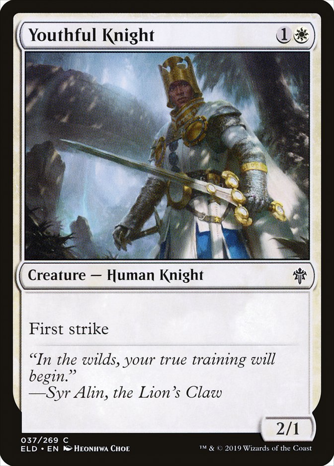 Youthful Knight [Throne of Eldraine] | Good Games Modbury