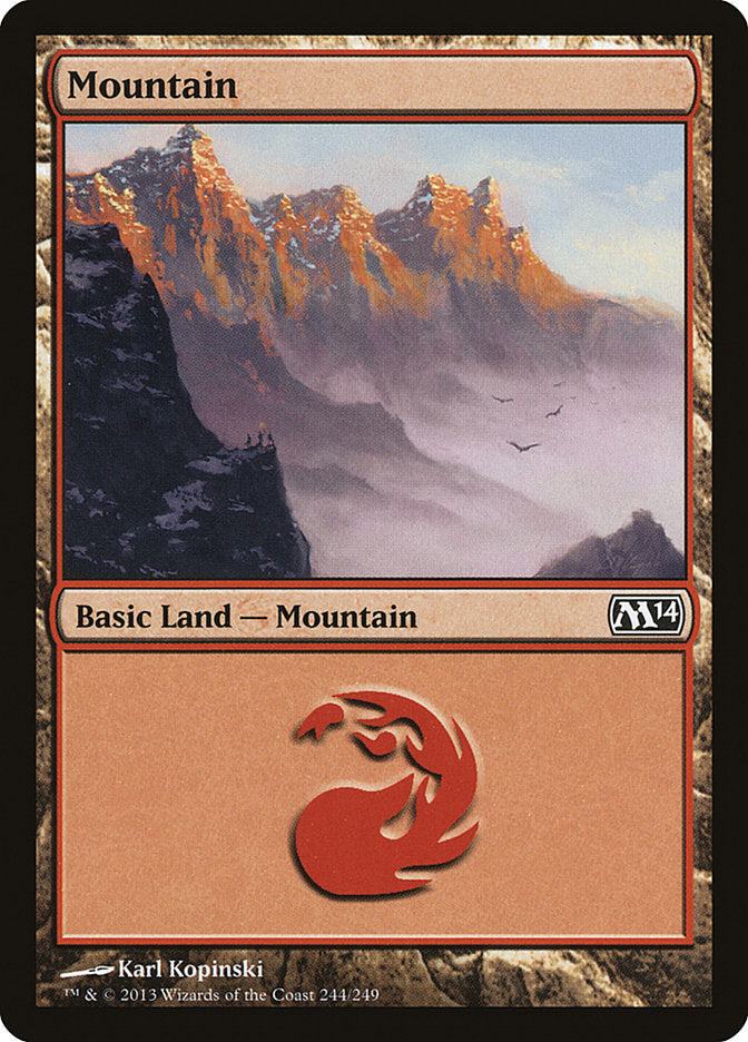 Mountain (244) [Magic 2014] | Good Games Modbury