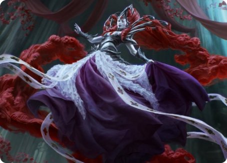 Olivia, Crimson Bride Art Card [Innistrad: Crimson Vow Art Series] | Good Games Modbury