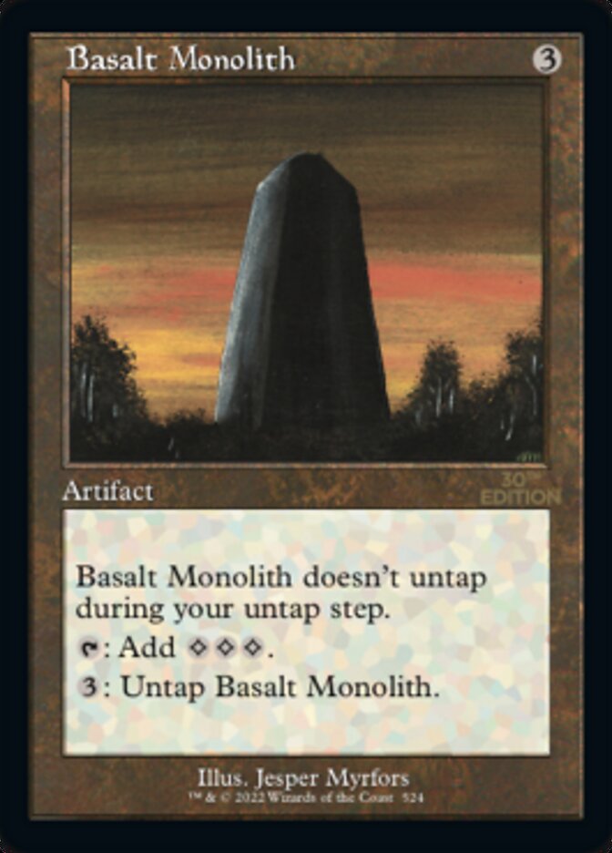 Basalt Monolith (Retro) [30th Anniversary Edition] | Good Games Modbury