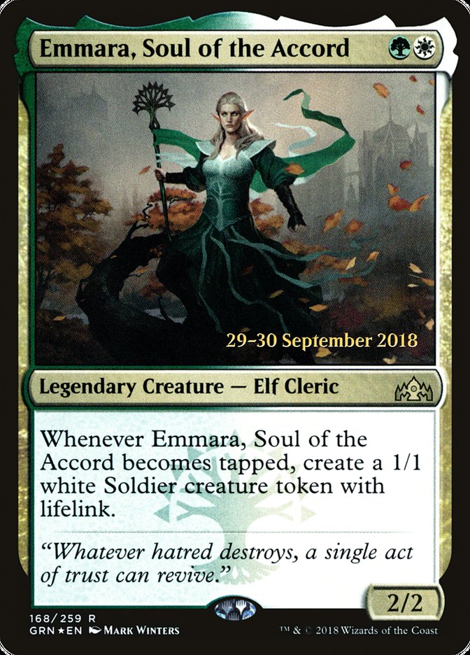 Emmara, Soul of the Accord [Guilds of Ravnica Prerelease Promos] | Good Games Modbury