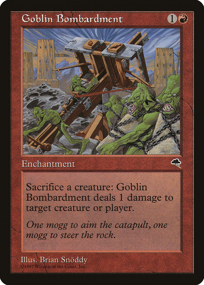 Goblin Bombardment [Tempest] | Good Games Modbury